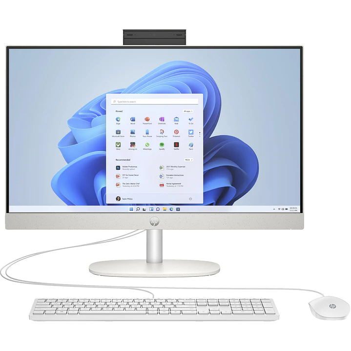 HP All-In-One 24 CR0122NH I5/8GO/512 SSD/Tactile/24" Noir 13E