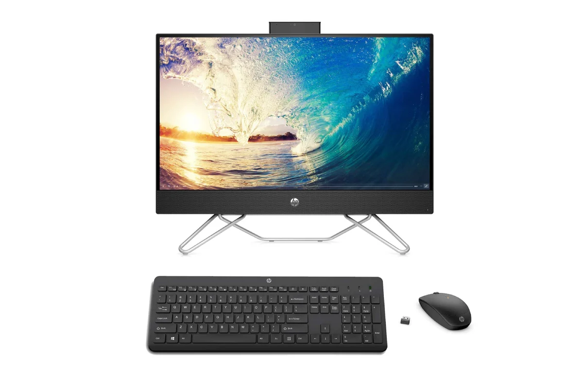 HP All-In-One 24 CB1023 NH I5/8GO/512 SSD/Tactile/24" Blanc 12E