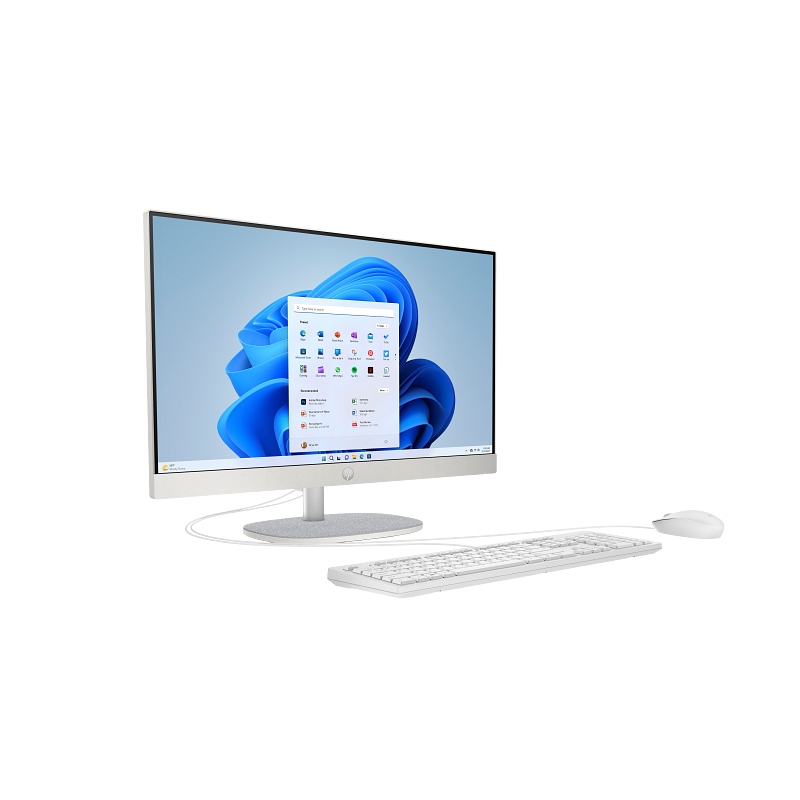 HP All-In-One 24 CR0342 NH I5/8GO/512 SSD/Tactile/24" Blanc 13E