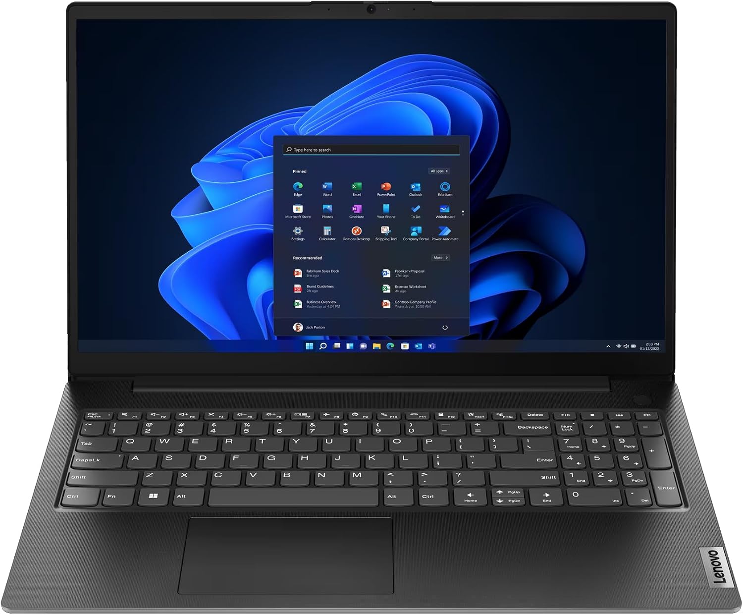 Lenovo V15 Celeron/4GO/256 SSD/Dos (clavier FR)