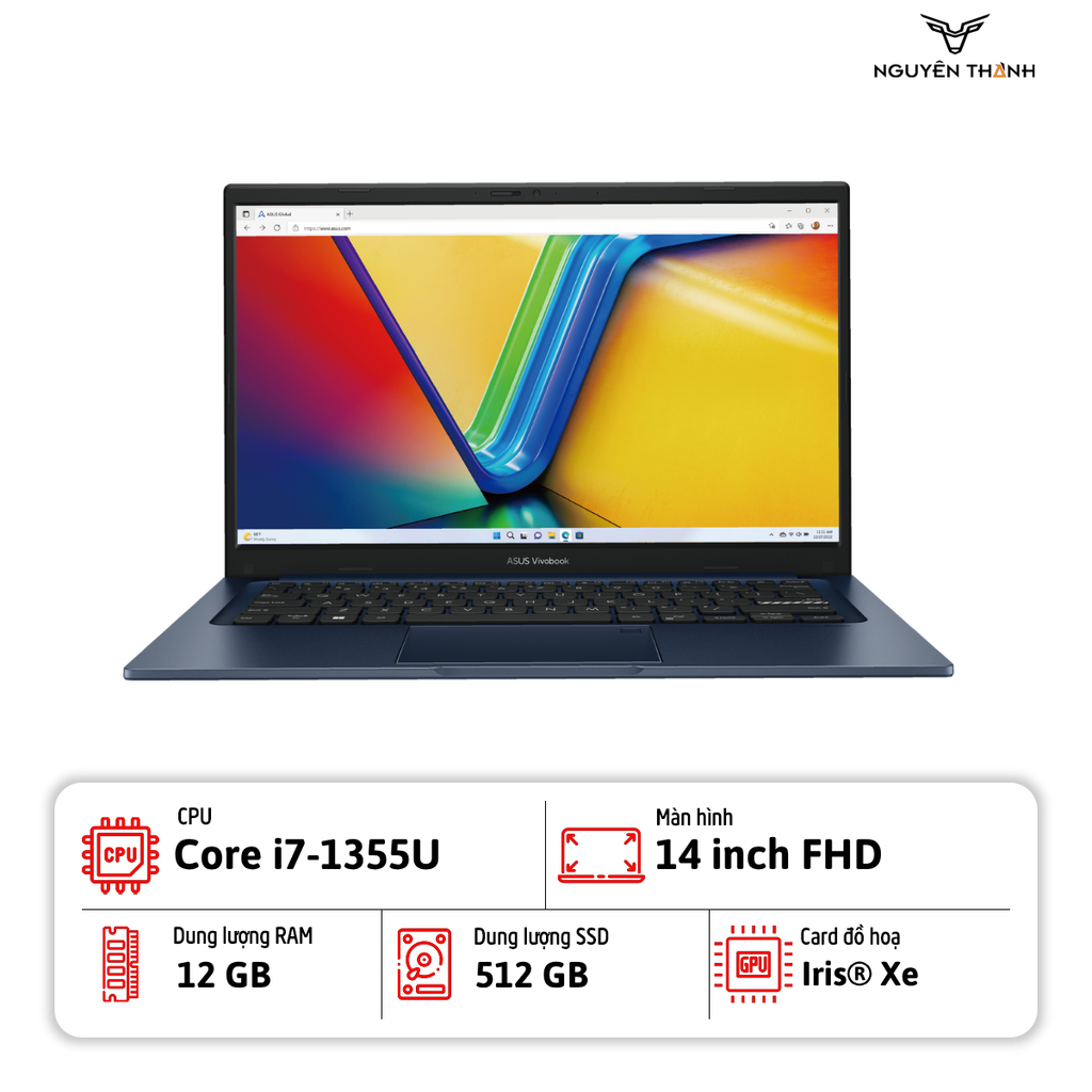 Asus 14 X1404V I7/12GO/512/WIN11