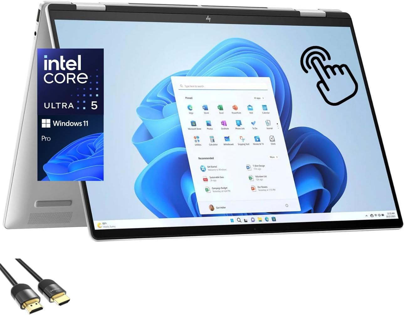HP Omnibook 14 X360 (14-KP0023DX) — Ultra 7, 24 Go, 1 To SSD