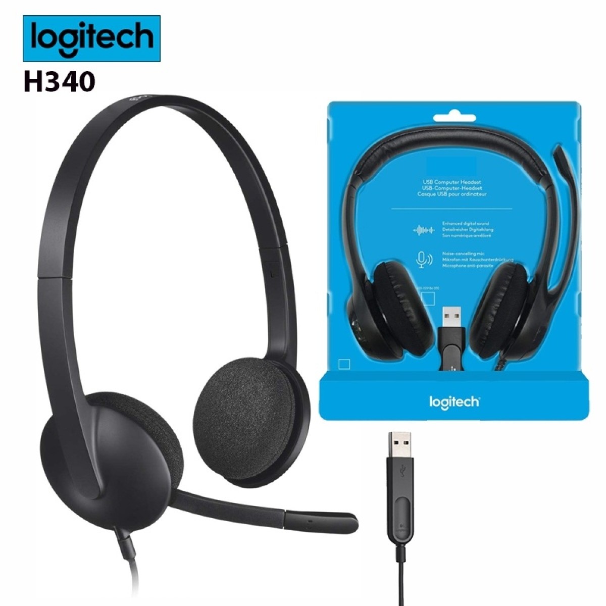 Casque Logitech H340