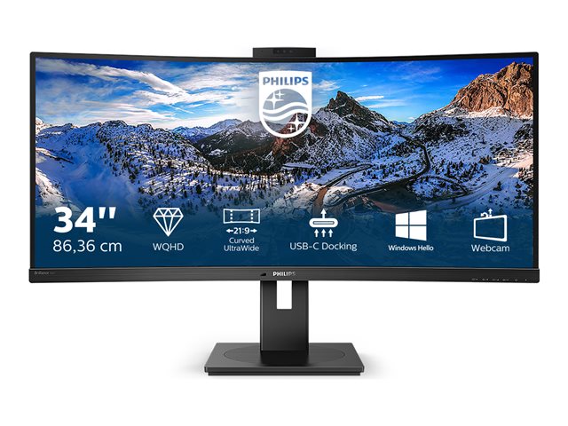 Écran Philips 34" Incurvé Gaming Display 346P1CRH